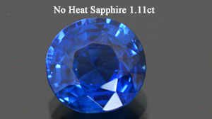 非加熱サファイア1.11ct